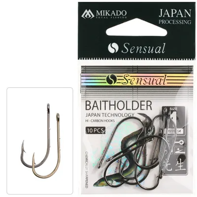 Obrázek produktu pro Mikado Háček Sensual Baitholder Vel. 1/0 Bn 10 Ks