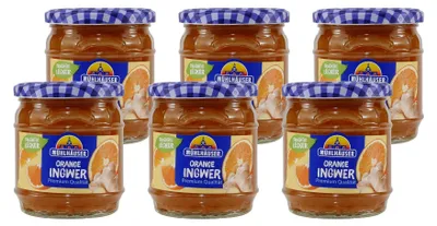 Produktbild von Mühlhäuser Orange-Ingwer Konfitüre (8 x 0,45 Kg)
