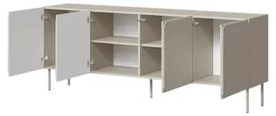 Produktbild von Canino - Schrank, 200x42x75h cm Beige, 2 Regale