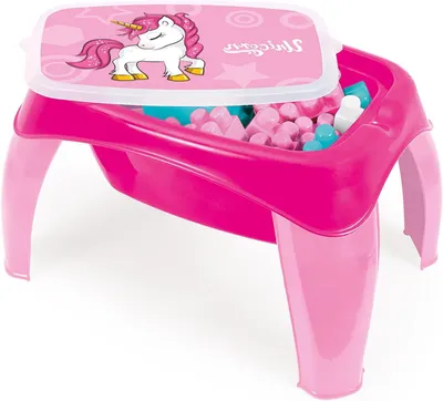 Productafbeelding van Unicorn Activiteiten Tafel met 30 Blokken
