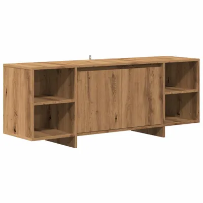Zdjęcie produktu dla Szafka TV, dąb artisan, 130x35x50 cm, materiał drewnopochodny