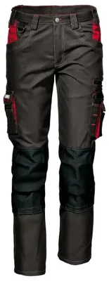 Produktbild von Sir Safety Harrison Herren-Arbeitshose mit Kniepolstertaschen, Polyester-Baumwolle, 54, Grau
