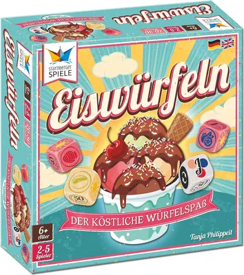 Produktbild von Eiswürfeln Würfelspiel für 2-5 Spieler ab 6 Jahren, Spieldauer 20-30 Minuten