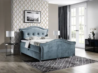Produktbild von Boxspringbett Schlafzimmerbett BARIS 160x200cm in div. Farbvarianten