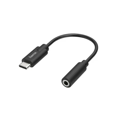 Image de HAMA Adaptateur Audio USB-C vers Stéréo 3,5 mm