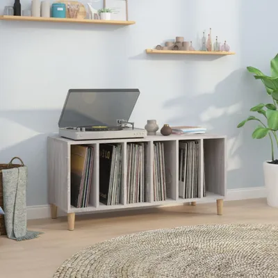 Obrázek produktu pro The Living Store Šedá dubová skříň Sonoma 100x38x48 cm materiál na bázi dřeva