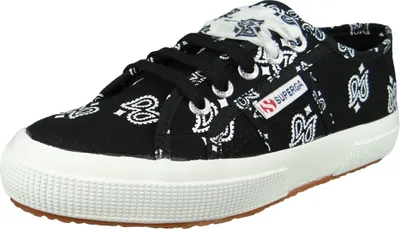 Produktbild von Superga Damen Low Sneaker COTW BANDANASILK S81144W-2750 Schwarz
