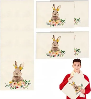 Produktbild von Einfaches Paastafelkleid - Hochwertige Paasdekoration - Elegant Design