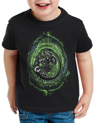 Produktbild von style3 Alien Brut Kinder T-Shirt xenomorph