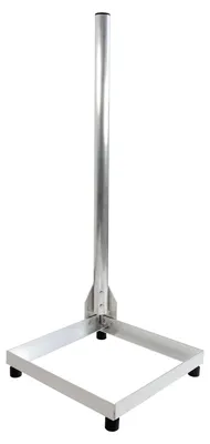 Produktbild von PremiumX Balkonständer 40x40cm Aluminium 1m Mast Ø 50mm Flachdachständer
