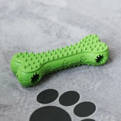 Image de Jouets à friandises pour chiens Os Jouets pour chiens Os à mâcher Soins dentaires
