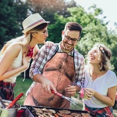 Produktbild von Lustige Grillschürze für Männer