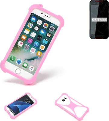 Produktbild von K-S-Trade Handy Hülle kompatibel mit Cubot Quest Lite Schutz Hülle Bumper Silikon Schutz Hülle Cover Case Silikoncase Silikonbumper TPU Softcase