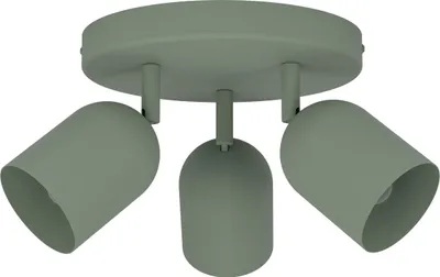 Image de Eglo Leuchten 3er Spot Rondell Tilston Ø 25 x 21 cm vert