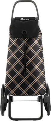 Produktbild von Einkaufswagen mit 6 rädern, 43 l, schwarz Rolser IMX399