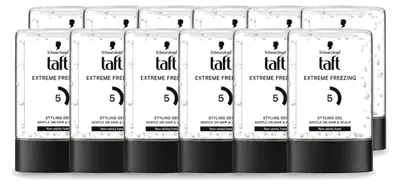 Productafbeelding van 12 x Taft Men Power Gel Extreme, sterke fixatie, 5 - 300 ml - Voordeelverpakking - 12 stuks