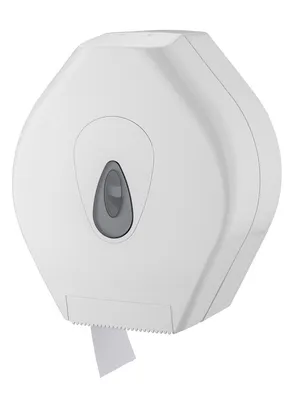 Produktbild von PlastiQline Maxi Großrollenhalter aus weißem Kunststoff zur Wandmontage