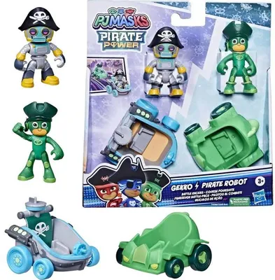 Zdjęcie produktu dla PJ MASKS figurki pojazdy GEKKO i PIRATE ROBOT HASBRO F4586 PIDŻAMERSI