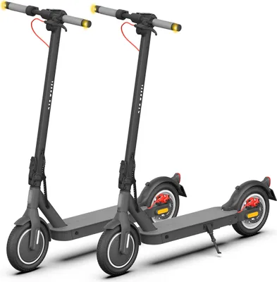 Produktbild von (2 Stücke)ABE Elektroroller Belastung bis 120kg, 32 km Reichweite, LED, 20km/h, 350W Motor,10-Zoll