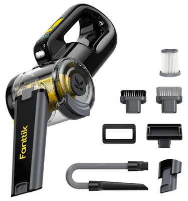 Immagine prodotto di Aspirapolvere portatile a batteria, potenza di aspirazione 17.000 Pa, display LED, sistema pivot, tubo flessibile, accessori