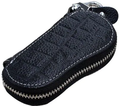 Immagine prodotto di Portachiavi da auto in pelle leggera con protezione RFID.