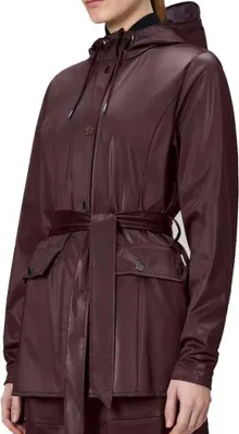 Produktbild von RAINS CURVE JACKET W3 Burgunder