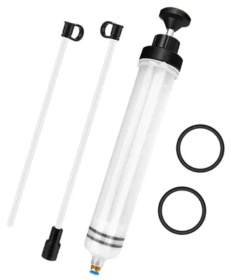 Productafbeelding van Oliezuigspuit 500 ml, handpomp met 2 slangen voor motor en auto