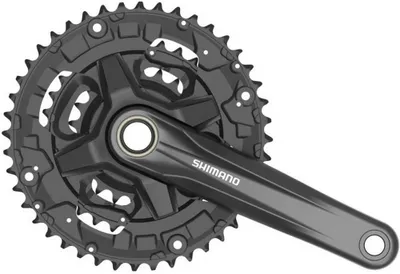 Produktbild von Shimano Kurbelgarnitur FC-TY501 175 mm Vierkant 6/7/8-fach schwarz
