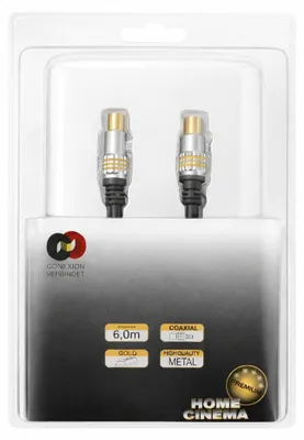 Produktbild von Conexion 6m Premium Koax Geräte-Anschlusskabel