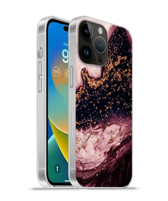Produktbild von MuchoWow® Handyhülle Schutzhülle Hülle für Apple iPhone 14 Pro Max Marmor - Natursteine - Mineralien Silikon Softcase Handy Hülle - Hardcover