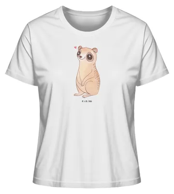 Produktbild von Mr. & Mrs. Panda Damen T-Shirt Plumplori Glücklich Größe XL - Weiß - Geschenk, baumwollshirt, Niedlich, Basic, Lustige Sprüche, Baumwoll, Oberteil, Shirt, Glück