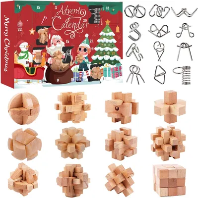 Productafbeelding van Puzzelspellen adventskalender