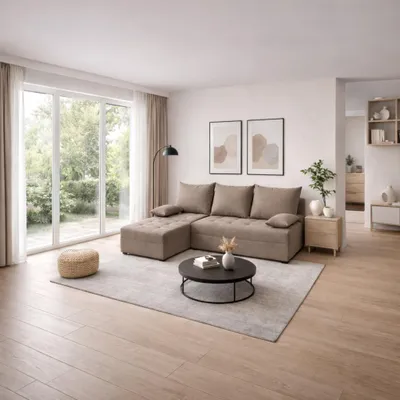 Produktbild von Wohnlandschaft Sara mit Schlaffunktion und Stauraum Paros 03 MIPLO