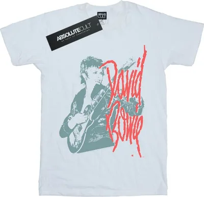 Produktbild von David Bowie - T-Shirt für Herren BI21092 (3XL) (Weiß)