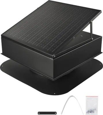 Produktbild von Solarbetriebener Dachventilator 35W - Solar Ventilator mit Thermostat - DC Motor