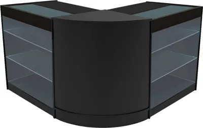 Image de Ensemble de comptoirs LED Helios CM60 + K900 (2 pièces) – Noir