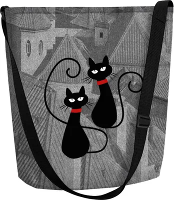 Produktbild von ARCO DESIGN Filztasche Handtasche Funky Cats 32 x 32-25 cm
