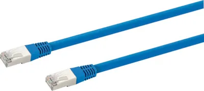 Produktbild von LAN Kabel CAT.6 SFTP blau 25 cm