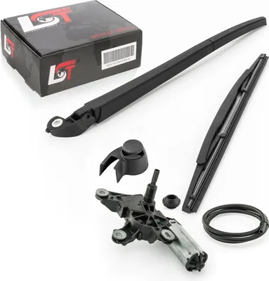 Produktbild von Wischermotor Heck Scheibenwischer Set Motor hinten Dichtung für Skoda Fabia I 6Y