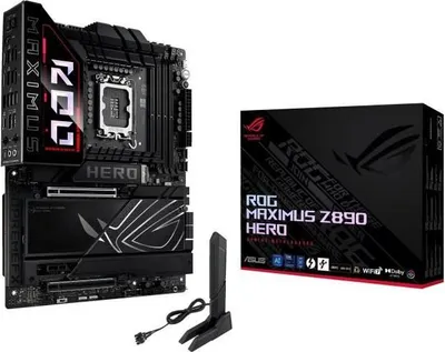 Produktbild von Mainboard ASUS MAXIMUS Z890 HERO, DDR5, PCIe 4.0, USB 3.2, LGA1851 Sockel