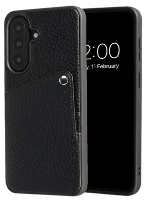 Obrázek produktu pro Zadní kryt Selencia Riva s držákem na karty pro Samsung Galaxy A57 (5G) – černý