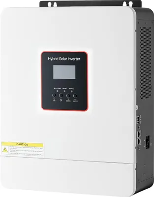 Produktbild von 4000-W-Hybrid-Solarwechselrichter, 24 V DC bis 230 V AC, reiner Sinus-Wechselrichter-Ladegerät, mit integriertem 120-A-MPPT-Solarregler, WiFi-Modul, einphasig, für Blei-Säure-Lithium-Batterien, netzunabhängig