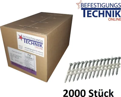 Produktbild von 2000 Ankernägel 4,0x50mm 34° plast für Ankernagler KMR Tjep KA2 Paslode