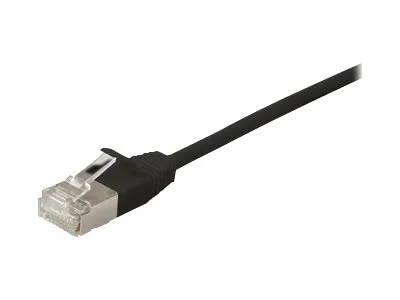 Produktbild von Equip Patchkabel Cat6A F/FTP 2xRJ45 0.25m sw Slim LSZH Polybeutel
