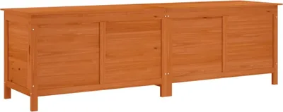 Immagine prodotto di vidaXL Cassapanca da giardino marrone 198,5x50x56,5 cm abete massiccio