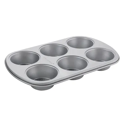 Zdjęcie produktu dla 6 form do pieczenia MUFFINFORM ze stali węglowej Formy do muffinów FLORINA