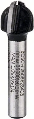 Produktbild von PRO Hohlkehlfräser, R 1/4", Schaft 1/4"