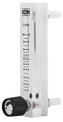 Imagen del producto de Medidor de gas con válvula de control, de 1 a 10 L/min, para oxígeno y aire