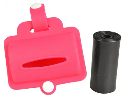 Obrázek produktu pro Duvoplus Hundekotbeutelspender Silikon - rosa