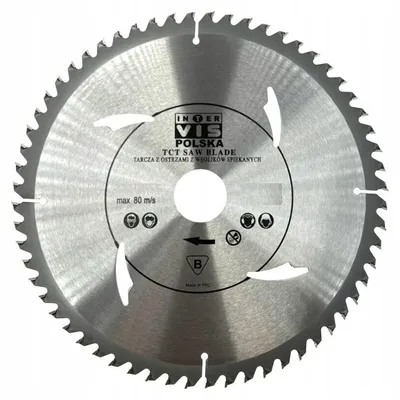 Produktbild von Inter-Vis Hartmetall-Sägeblatt Holz 180mm 60 Zähne